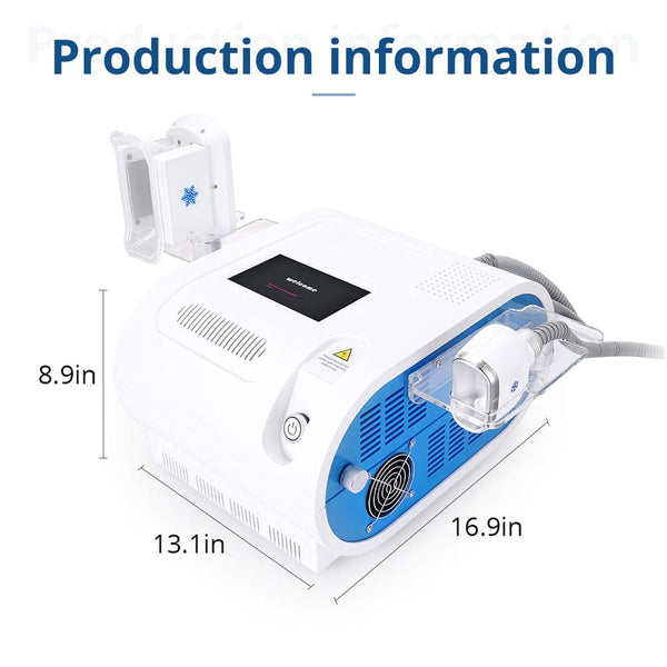 Product Size of WL-7008CB 2-In-1 Cryolipolysis Machine