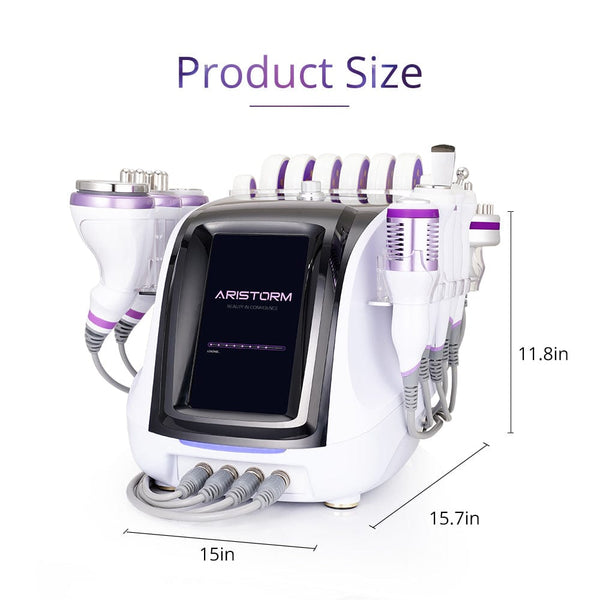 Product Size of LS-9XD1SB 10-In-1 40K Cavitation Beauty Machine