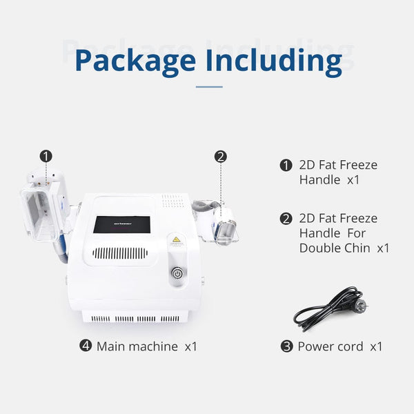 Package List of WL-7008CB 2-In-1 Cryolipolysis Machine