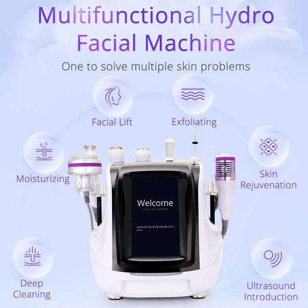 Multiple Functions of LS-78D3 8-In-1 Ultrasonic Beauty Machine