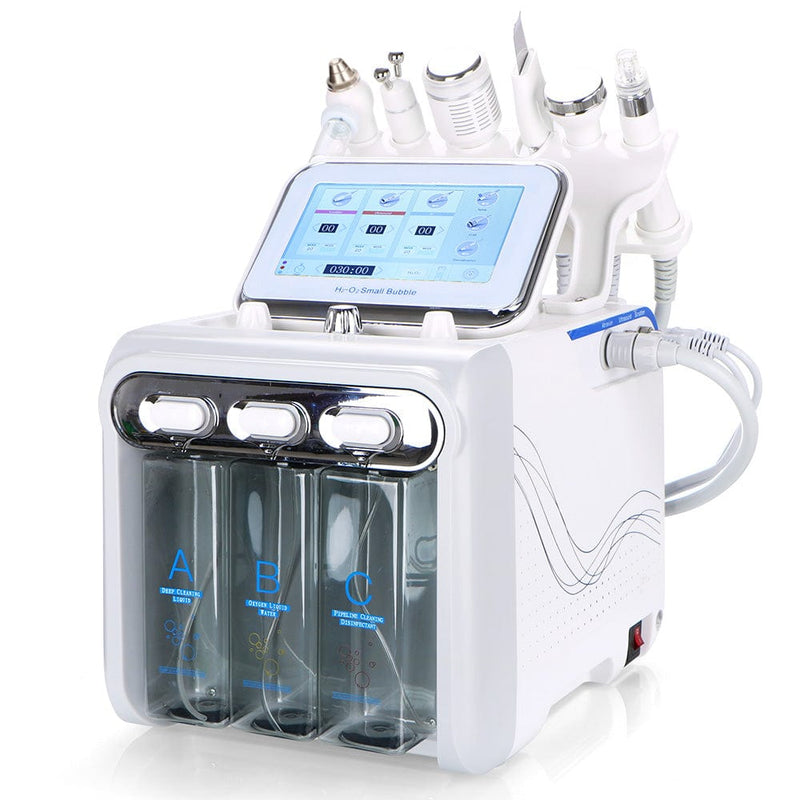 6 in1 Hydro Dermabrasion Hydro Facial Cleaning Skin Rejuvenation Beauty Machine