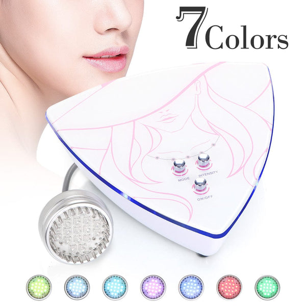 Mychway Photon Microcurrent Beauty Device With 7-Color LED Lights For Skin Rejuvenation