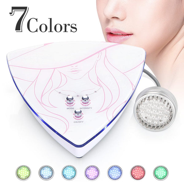 Mychway Photon Microcurrent Beauty Device With 7-Color LED Lights For Skin Rejuvenation