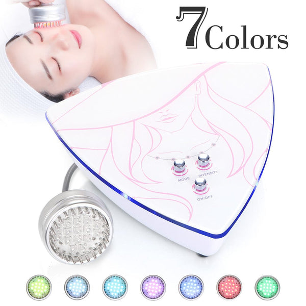 Mychway Photon Microcurrent Beauty Device With 7-Color LED Lights For Skin Rejuvenation