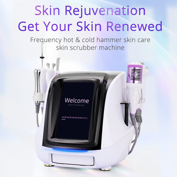 LS-78D5 7-In-1 Ultrasonic Facial Beauty Machine For Skin Rejuvenation