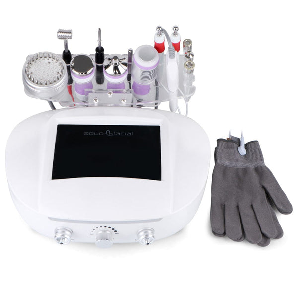 SR-MJ1809 9-In-1 3MHZ Ultrasonic Facial Device With Dermabrasion & Gloves