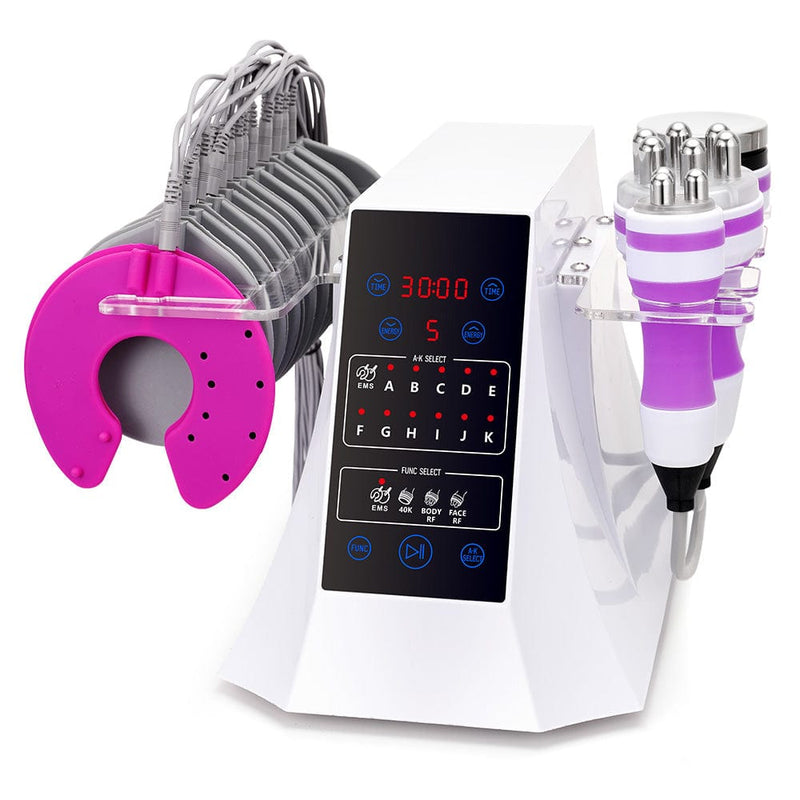 4 In1 Unoisetion Cavitation RF Body Slimming EMS Muscle Training Machine