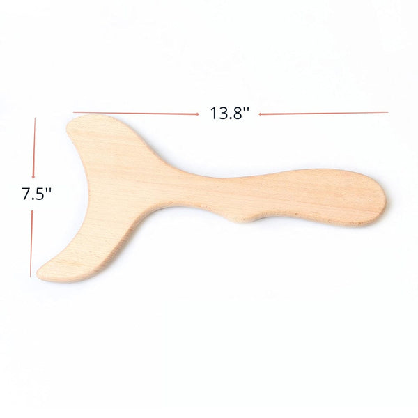 Wooden Lymphatic Drainage Massager Sizes: 7.5'' x 13.8''