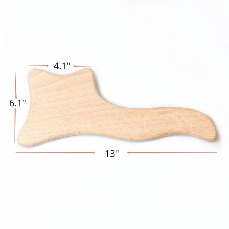 Wooden Lymphatic Drainage Massager Sizes: 13'' x 6.1'' x 4.1''