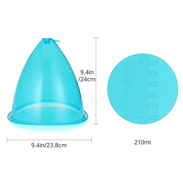 210ML Breast Enhancement Butt Lift Vacuum Cupping Super Extra Cups 2 Pcs