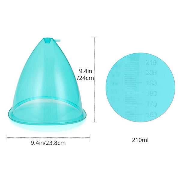 210ML Breast Enhancement Butt Lift Vacuum Cupping Super Extra Cups 2 Pcs