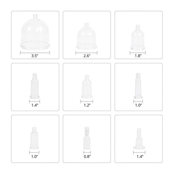 Vacuum Cup Size of MS-7207F Stand-Type 7-In-1 Ultrasonic 40K Cavitation Machine