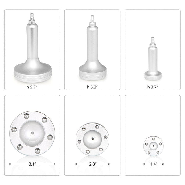 Vacuum Cup Size of MS-7207F Stand-Type 7-In-1 Ultrasonic 40K Cavitation Machine