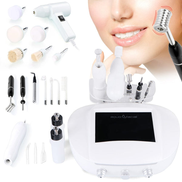 5in1 Face Skin Scrubber Facial +ION/-ION  Skin-Lifting High-Frequency Wrinkle Removal Beauty Multifunctional Machine