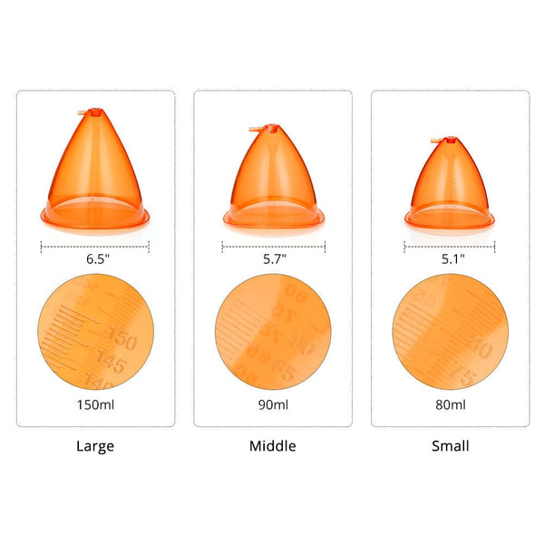 Vacuum Cups Size of SD-43S2 4-In-1 30K Cavitation Machine