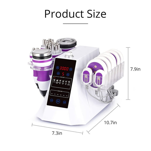 LY-54K2S 6-In-1 Cavitation Body Contouring Machine Product Size