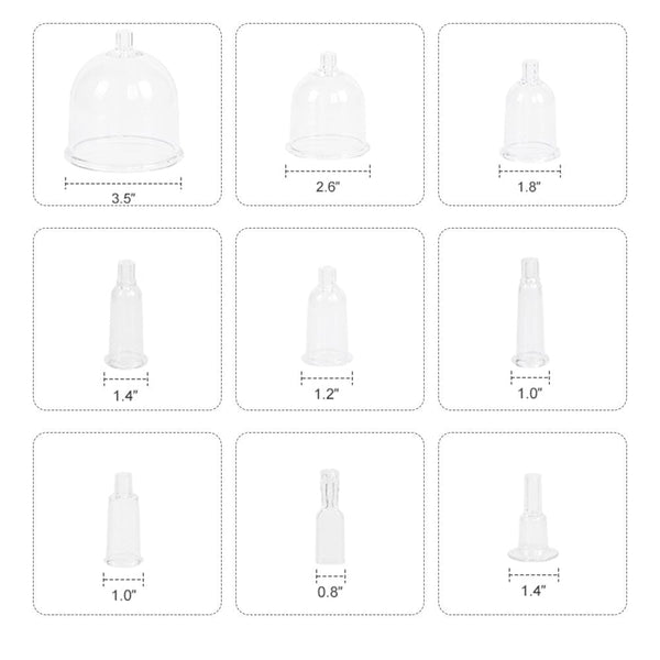 MS-2185 Vacuum Therapy Machine Cup Size