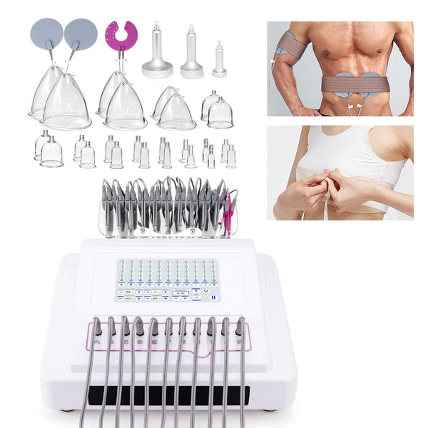 MS-JS3000B EMS Muscle Stimulator Machine With Vacuum Cupping For Muscle Toning & Breast Enlargement