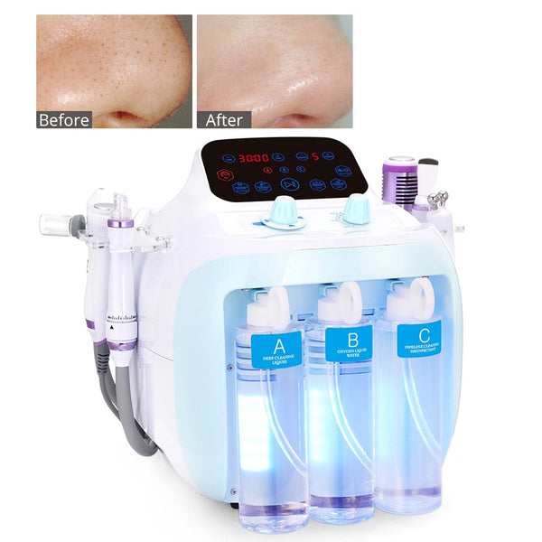 Before & After Results of SR-AF1325 Multifunctional Hydro Facial Machine