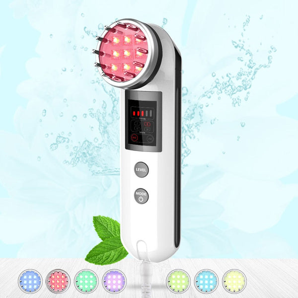 Mychway Handheld 2-In-1 Photon LED Microcurrent Beauty Device For Skin Rejuvenation