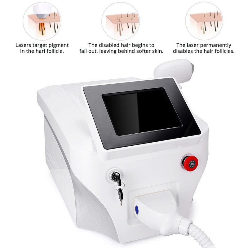 755nm/808nm/1064nm 3 In 1 Diode Laser Permanent Body Hair Removal Beauty Machine