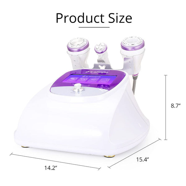 Product Size of SD-43S2 4-In-1 30K Cavitation Machine